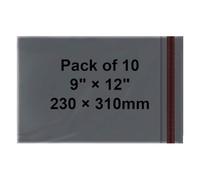 Grey Mailing Bags Poly Mailers Self Seal Postal Shipping Packaging Strong Waterproof for Royal Mail Ebay Amazon Business Online Sellers (10, 9" x 12" 230mm x 310mm)