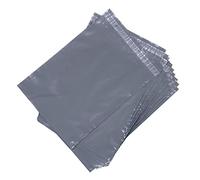 Grey Mailing Bags - Polythene - 325 x 475mm + 40mm Lip. 100 Durable Strong Peel And Seal Plastic Envelopes. Tear-Proof & Waterproof, Secure & Lightweight For Postage. Ideal For Mail Order. Mailers For Wide Range Of Items Including Magazines & Clothes