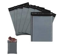 Grey Mailing Poly Postal Self Seal Bags 5 Sizes Small to Large Mailing Bags Postage Packaging Assorted Mailers Posting Shipping Post Parcels Package Bags (4 X 6, 200)