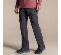 Grey male 40R Craghoppers Men's NosiLife Rif Stretch Cargo Trousers Grey, Size: 40R