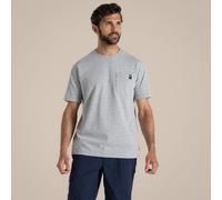 Grey male L Craghoppers Wakefield Pocket Workwear T-Shirt Grey, Size: L