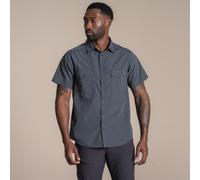 Grey male M Craghoppers Men's Kiwi II Short Sleeved Shirt Grey, Size: M
