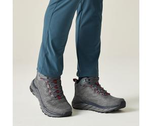Grey male UK 12 Regatta Men's Derino Mid Walking Boots Grey, Size: UK 12
