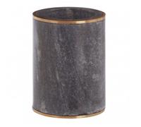 Orsina Grey Marble Brass Tumbler