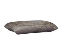 Grey Marble Wash Basin, 50 x 35 x 10 cm, Handmade Natural Stone Washbasin for Bathroom and Guest Bathroom, Modern Washroom Attachment with Robust Design