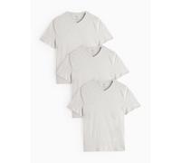 Grey Marl Core Short Sleeve T-Shirt 3 Pack XXXL
