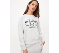Grey Marl Elevated Coord San Francisco Graphic Sweatshirt S