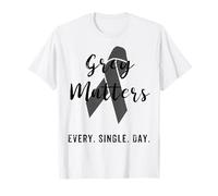 Grey Matters Every Single Day T Shirt Brain Tumor Cancer T-Shirt