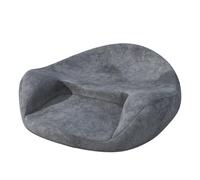 Grey Meditation Cushion Floor Pillow - 60x60x22cm Large Sitting Meditation Mat - Multipurpose Memory Foam Support Cushion For Adults Kids Yoga Reading Prayer Classroom Studio