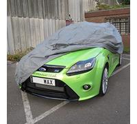 Grey Medium Breathable & Water Resistant Outdoor & Indoor Full Car Cover for Ford Fiesta ST