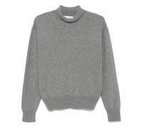 Grey Melange Turtleneck Jumper - female - Samsøe Samsøe - Turtlenecks - Gray - XS - Knitwear XS