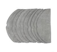 Grey Microfiber Mop Cloths For Eufy G50 For Hybrid Plus L60 For Hybrid Ses Robot Vacuum Cleaner Replacement Parts Washable Floor Cleaning Pads Kit 4 Or 10 Count(10 PACK)