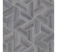 Grey Modern Parquet Effect Anti-Slip Vinyl Flooring For Home, Shops, Offices, 2.5mm Thick Vinyl Sheet-5M(16'4") X 3M(9'9")-15M²
