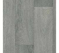 Grey Modern Wood Effect Anti-Slip Vinyl Flooring For Bathroom, & Kitchen, 2.5mm Thick Vinyl Sheet-1M(3'3") X 3M(9'9")-3M²