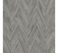 Grey Modern Wood Effect Anti-Slip Vinyl Flooring For Home, Shops, Offices, 4.0mm Thick Vinyl Sheet-4M(13'1") X 3M(9'9")-12M²