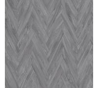 Grey Modern Wood Effect Anti-Slip Vinyl Flooring For Home, Shops, Offices, 4.0mm Thick Vinyl Sheet-4M(13'1") X 3M(9'9")-12M²