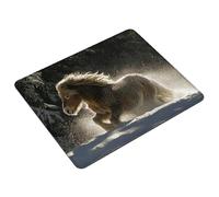 Grey Mouse Mat 40 x 30 cm Small Mouse Pad Animal Waterproof Mousepad Gaming Desk Accessories, Anti-slip Rubber Base Mousemat with Stitched Edge for Office, Learning, Gaming, Gifts for Men S0-1380