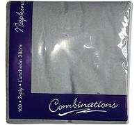 Grey Napkins Combinations 2ply 100 Pieces for Parties/Events/Dinners/Home