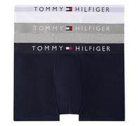 (Grey Navy White, L) Tommy Hilfiger Mens Underwear 3Pack TH Original