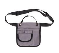 Grey Nurse Fanny Pack with Multi compartments and Tape Holder Made from 600D Oxford Cloth for Medical Gear Organization and Easy Access in Healthcare Settings.