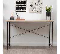 Grey Oak Veneer Effect Top Desk | Bradbury
