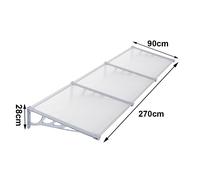 Grey Outdoor Flat Shielded Rain Shelter