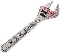 Grey Oversized Wrench Toy Weapon (Pack of 1) - Realistic Design, Perfect Accessory for Cosplay, Costume Events, Halloween, & More