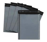 Grey Parcel Bags, Postage Bags, Mailing Bags in Different Sizes, Poly Postal Bags Self Seal Small to Large Mailing Bags Parcels Packaging Bags (100, 9.8" x 12.8")