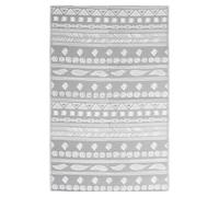(grey pattern, 140 x 200 cm) vidaXL Outdoor Carpet Garden Rug Carpet Patio Mat Area Rug Balcony Blanket PP