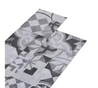 (grey pattern) vidaXL Self-adhesive PVC Flooring Planks Underlay Wood Laminate Floor Tiles