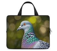 Grey Pigeon Laptop Case Sleeve 15inch Business Travel Protective Computer Carrying Cover Briefcase Handbags for Laptop Or Tablet