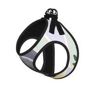 Grey Pigeon Print Print Dog Harness Adjustable Walk Puppy Harnesses Leash Clips Pet Harnesses Training Pet Vest