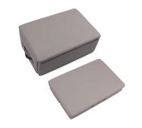 Grey,Pilates Reformer Sitting Box, Foldable Pilates Equipment for Improving Range of Motion and Flexibility, 25 X 17 X 9 Inches, for Body Stretching and Home Workouts