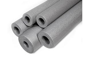 Grey Pipe Insulation Foam 28mm / 9mm Length - 1 Meter Strong Round Tube Lagging Thermal Acoustic Water Pipe Wrap ST28/9