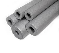 Grey Pipe Insulation Foam 48mm / 20mm Length - 1 Meter Strong Round Tube Lagging Thermal Acoustic Water Pipe Wrap ST48/20