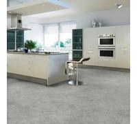 Grey Plain Effect 2.0mm Cushion Backed Sheet Vinyl Flooring-9mX4m Vinyl Flooring UK Grey One Size