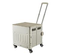 Grey Plastic Folding Craft/Sewing & Hobby Trolley