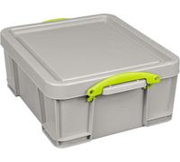 Really Useful Boxes 18L Stacking Box Recycled Grey - 18RDG
