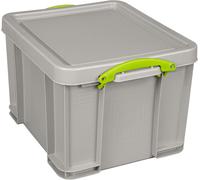 Really Useful 35L Stacking Box Recycled Grey 35RDGCB