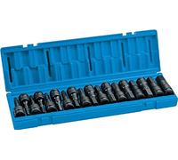 Grey Pneumatic 1598HC Combo Hex Driver Sae-Metric Set