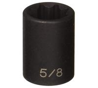 Grey Pneumatic GRE2520S .50in. Drive 8 Point Standard Fractional Impact Socket - .63in.