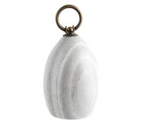 Grey Polished Marble Heavy Duty Non Scratch 2.2kg Door Stop for Home/Office