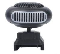 Grey Portable Car Heater Bare Unit Featuring For Rapid Heating Capability And Anti Tip Safety For Defogging For Windows During Cold Commutes And Outdoor Work(A)
