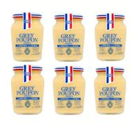 Grey Poupon Dijon I 215G I Made with White Wine Avecdu Vin Blanc I Pack of 6 | Whole Case