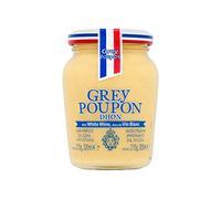 Grey Poupon Dijon Mustard 6 x 215g | Made with White Wine | French Mustard | Perfect for sauces, steak, BBQ, dressings & sandwiches