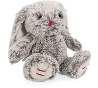 Kaloo - Rouge 24 Cm Prestige Grey Léo The Rabbit - Small Silky-Furred Soft Toy - Big-Eared Rabbit Plush - 0 Months +, K223002