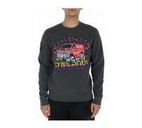 Grey Printed Round Neck Sweatshirt - male - Superdry - Sweatshirts - Gray - L - Sweatshirts & Hoodies L