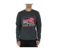Grey Printed Sweatshirt with Round Neck - male - Superdry - Hoodies - Gray - 2XL - Sweatshirts & Hoodies 2XL