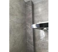 Grey PVC Pipe CoversDecorative Bathroom Conduit Raceway Shield Enclosure 135x16x16cm 175/165/115/100cm Lengths Ideal for Hiding Wall Air Conditioner Cords