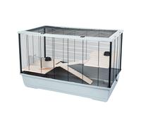 (Grey) Rat Hamster Pet Animal Cage 2 Tiers Langham XL